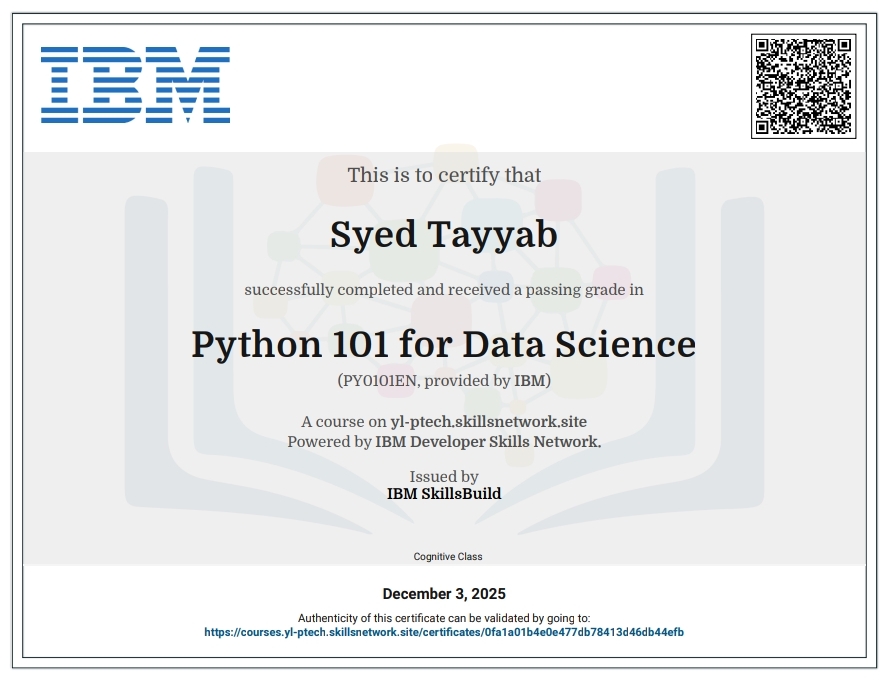Certificate 3